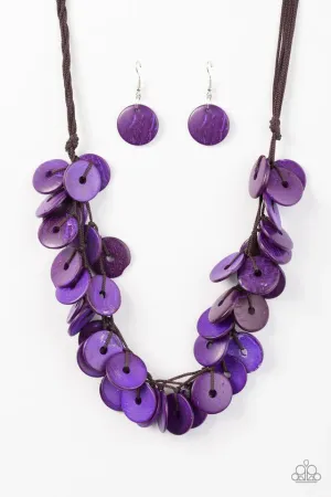 Paparazzi Necklace ~ Jammin Jamaican - Purple