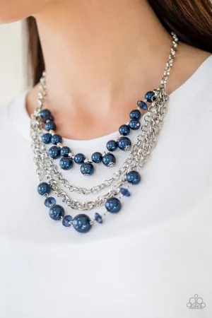 Paparazzi Necklace ~ Rockin Rockette - Blue