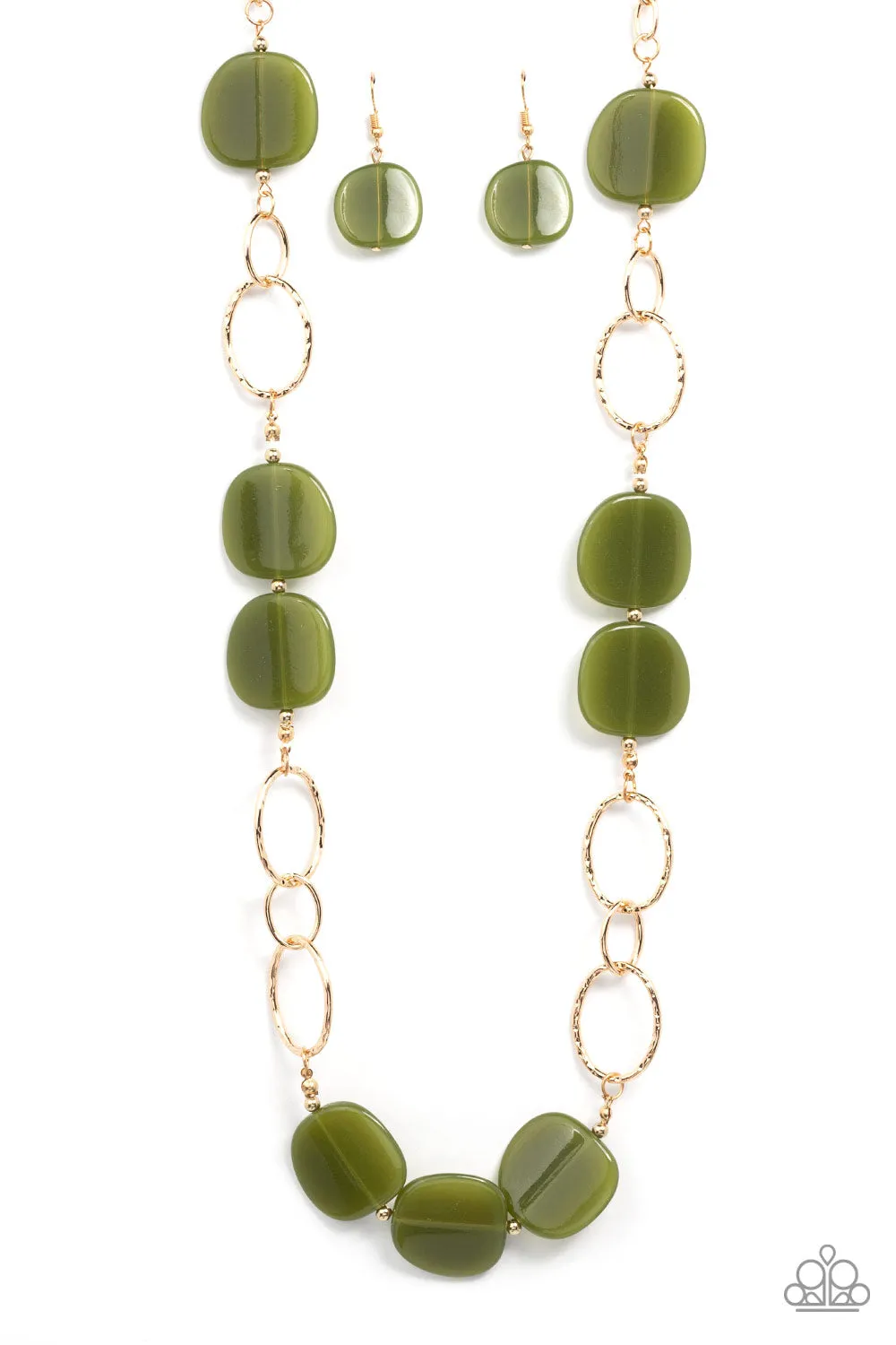 PAPARAZZI Posh Promenade - Green Necklace