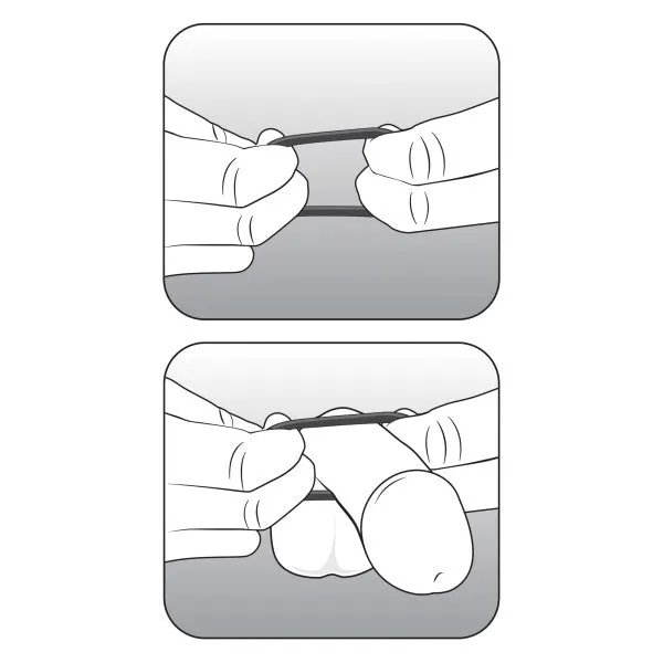 Performance Vs4 Pure Premium Silicone Cockring Set Black