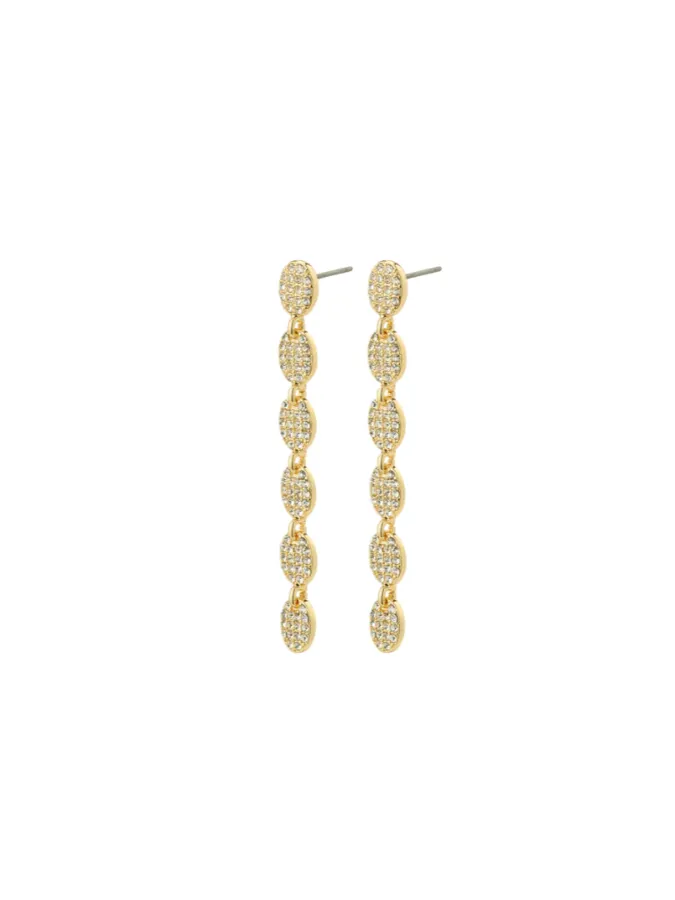 PILGRIM Beat Crystal Earrings