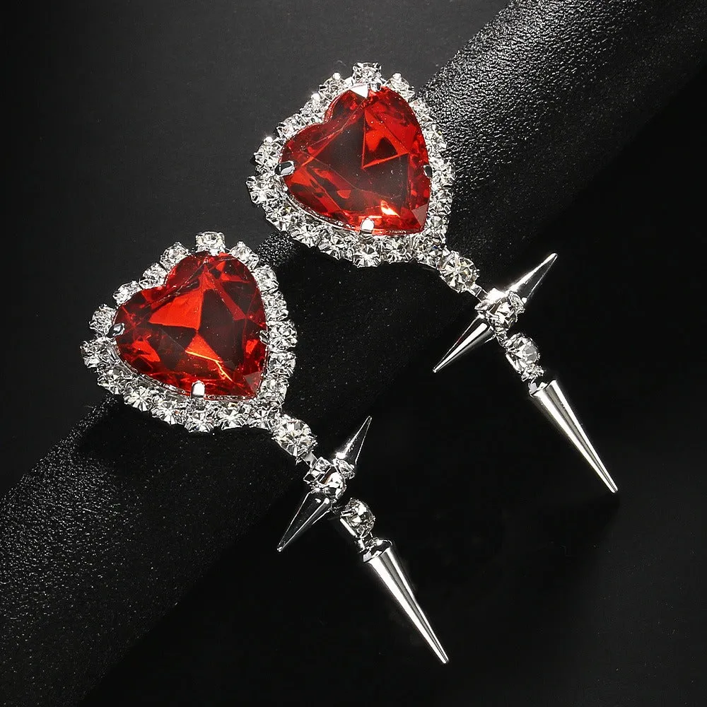 Pre Order:  Elegant Water Diamond Clip Earrings