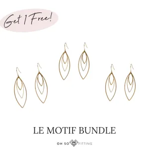 "Le Motif" Long Drop Earrings Bundle | Gift exchange