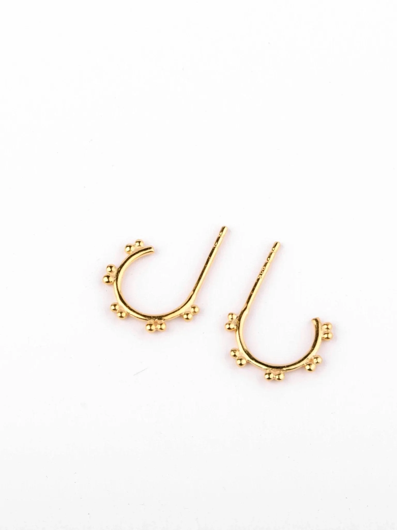 Riley Bohemian Hoop Stud Earrings