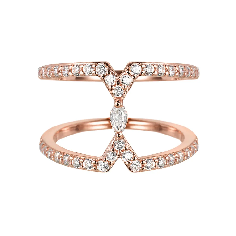 Rose Gold Marquise Ring