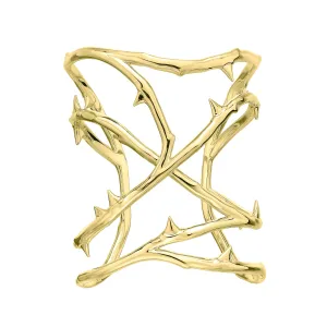 Rose Thorn Cuff - Yellow Gold Vermeil