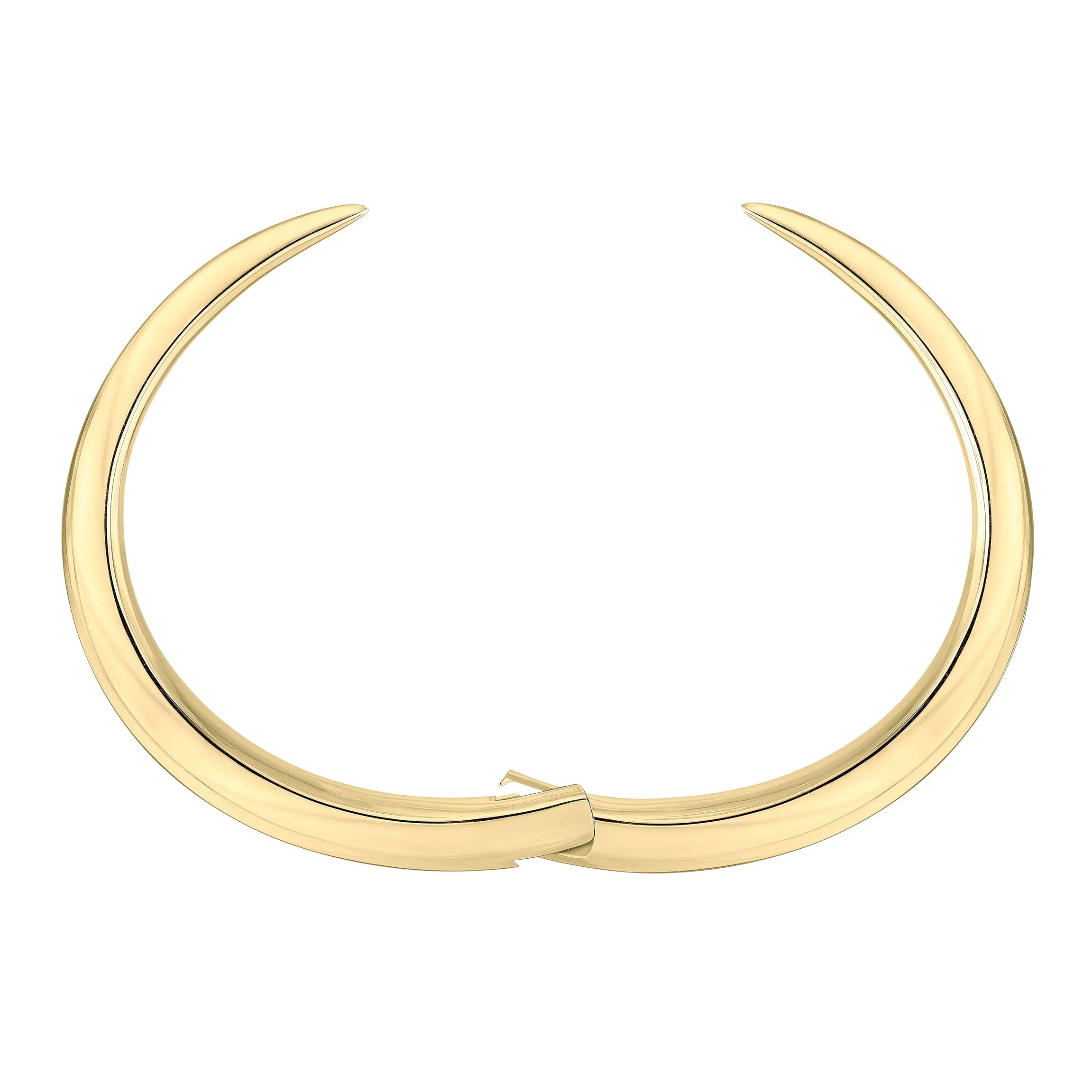 Sabre Deco Cuff Bangle - Yellow Gold Vermeil