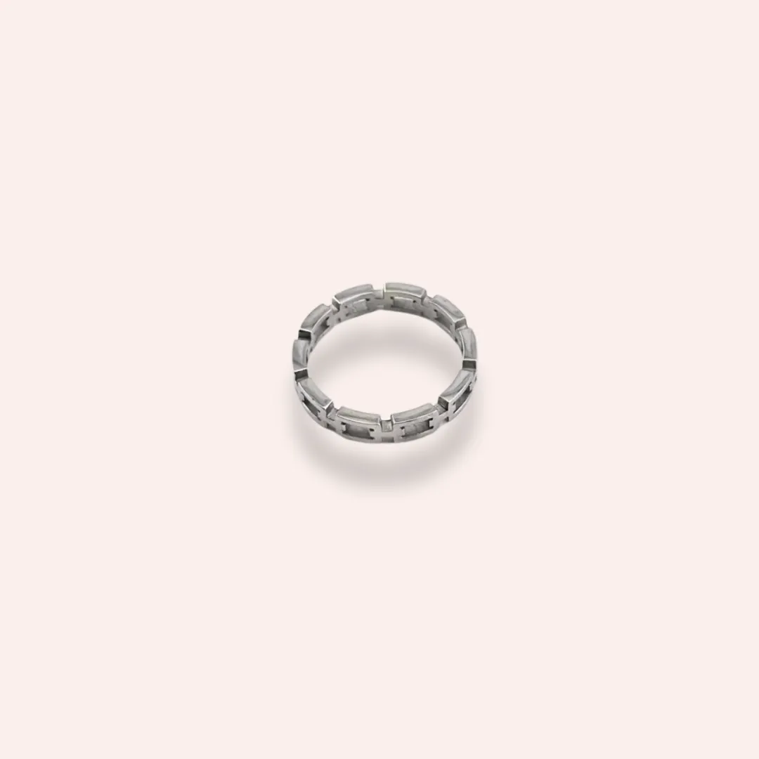 Silver Shackle Ring