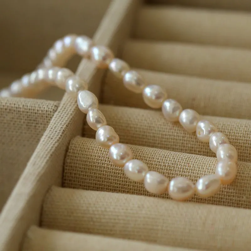 Simple Natural Pearl Necklace