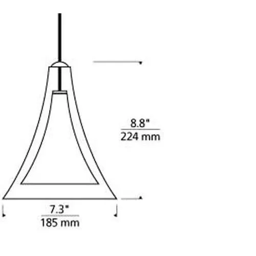 Tech Lighting 700 Melrose Ii Pendant with Monopoint System