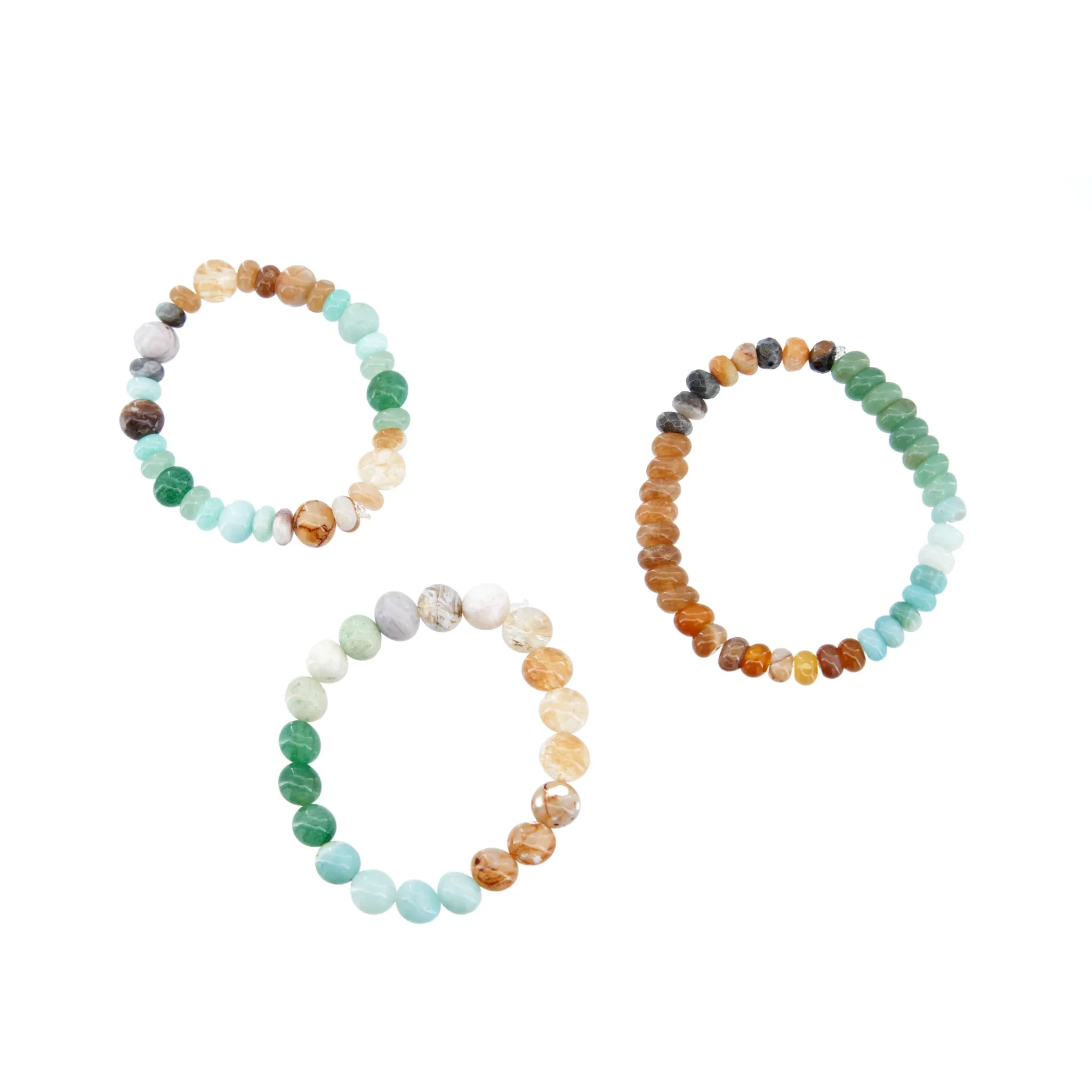 Tezra Bracelet Stack - Amazonite Melody