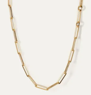 The Open Link Necklace in Gold