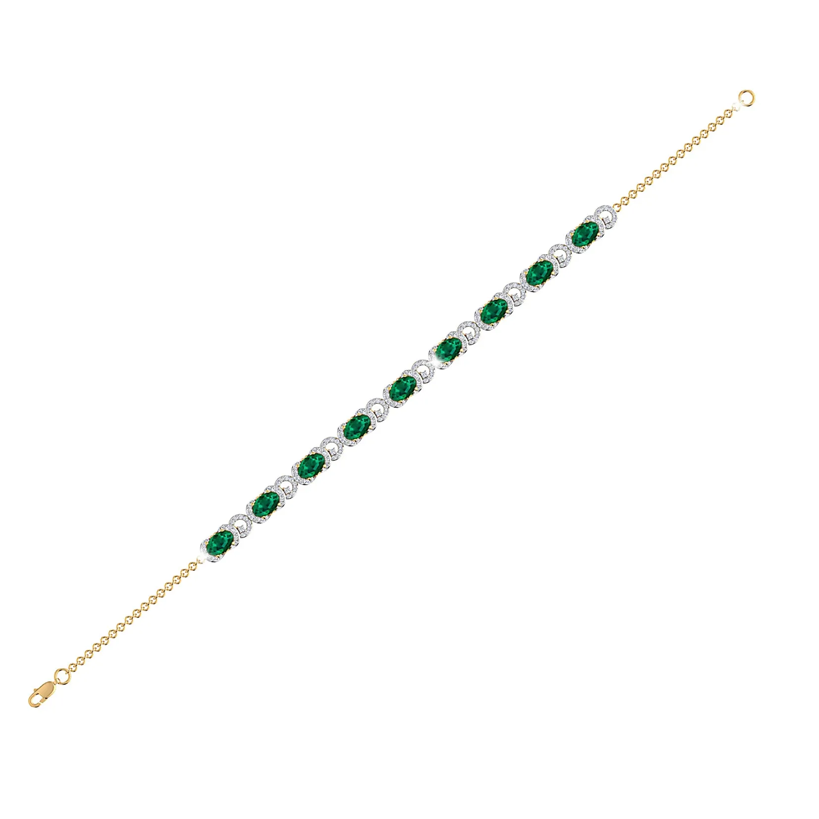 THE OPULENT EMERALD BRACELET