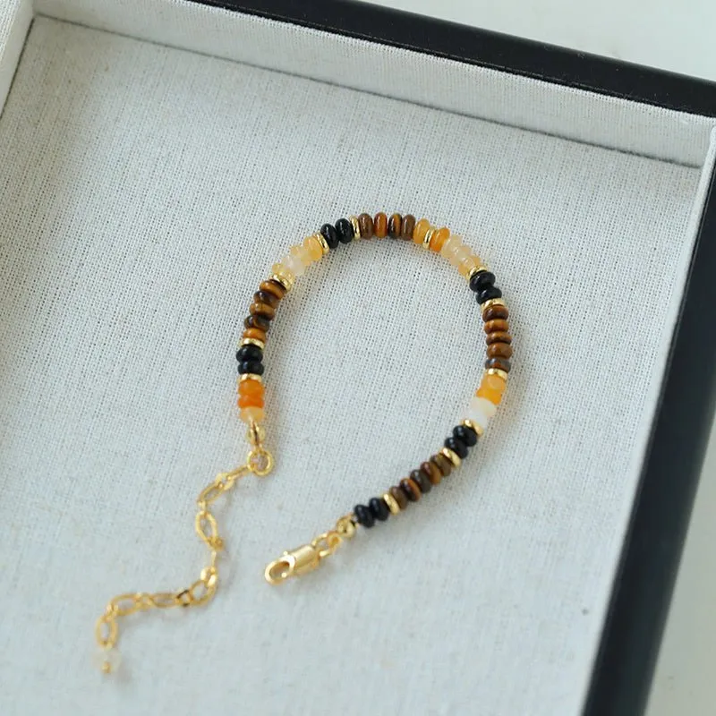 Tiger Eye Multi-Element Beaded Bracelet