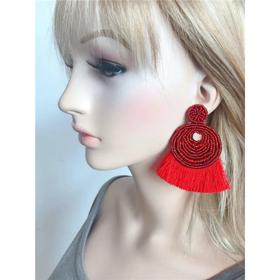 Tracy Bohemian Tassle Earrings