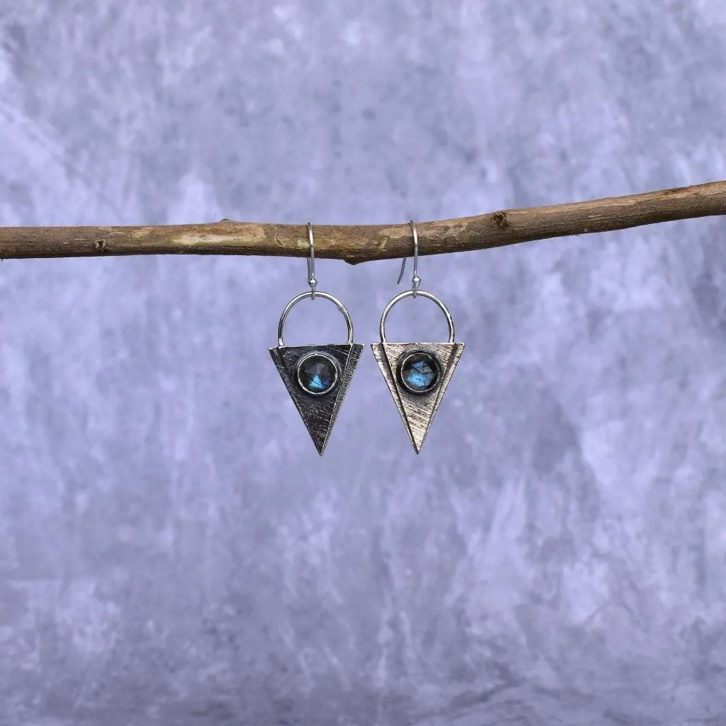 Tribal Treasures - Labradorite Earrings