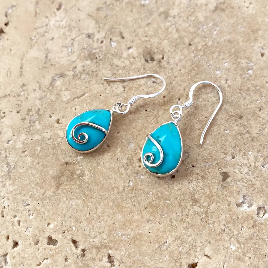 Turquoise Earrings - Sara