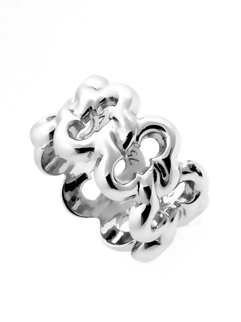 Van Cleef & Arpels Alhambra White Gold Ring