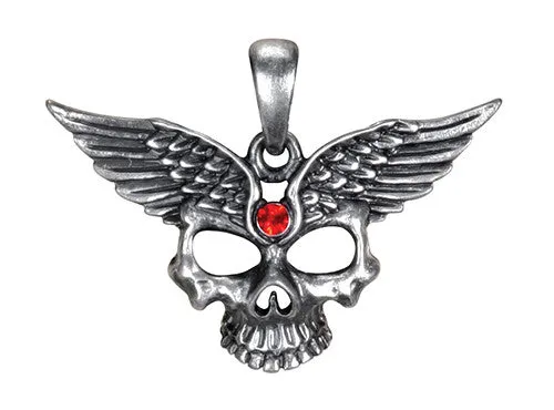 Winged Skull Pendant