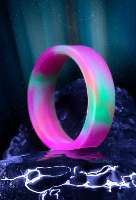 Women's Aurora Modern Silicone Ring