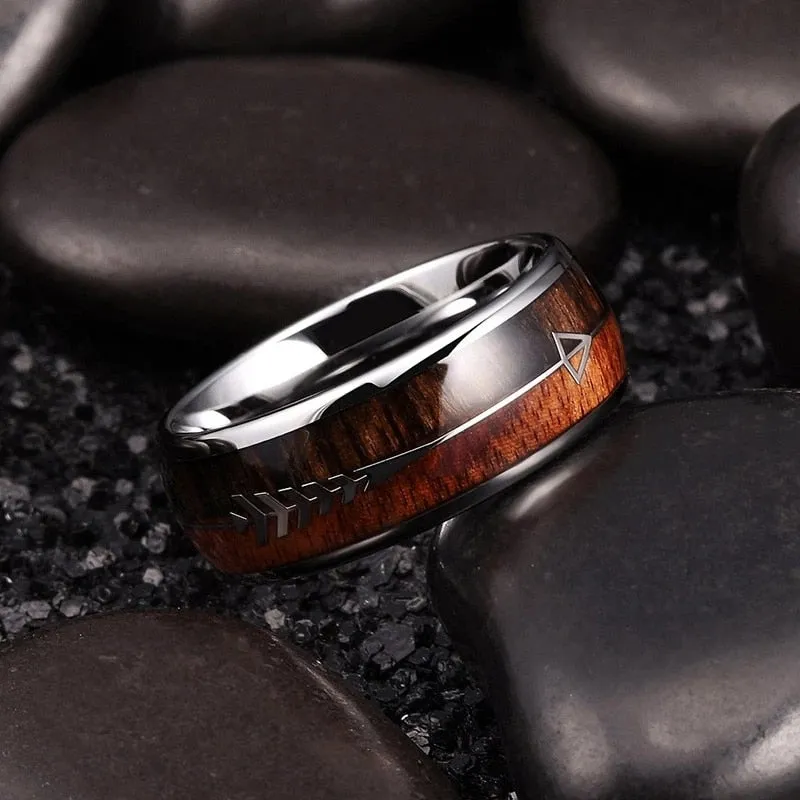 Wood Inlaid Rings